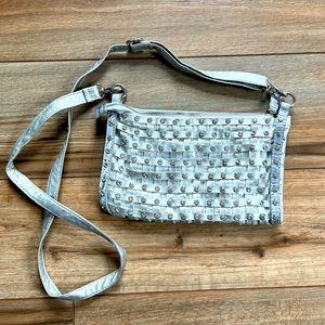 BKE Silver Studded Crossbody Bag